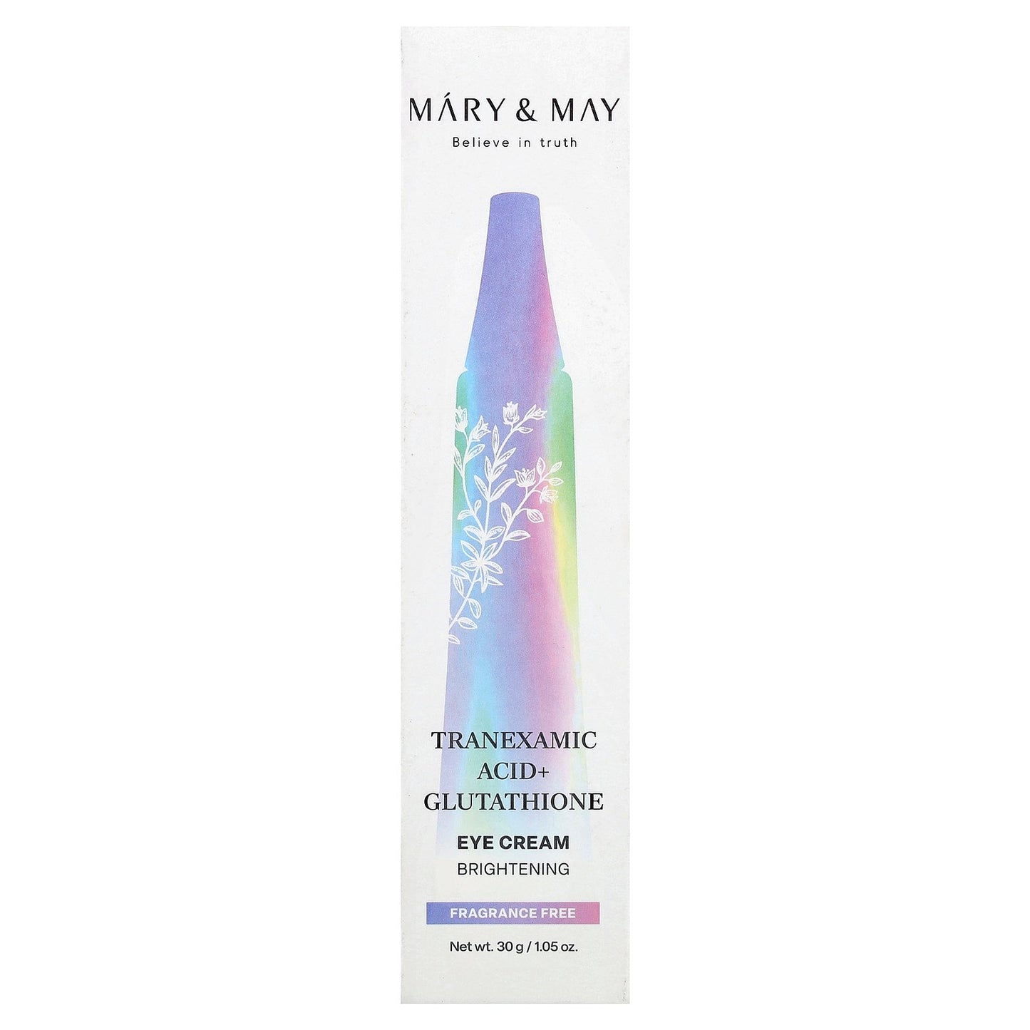 Mary & May, Tranexamic Acid + Glutathione Eye Cream, 1.05 oz (30 g)