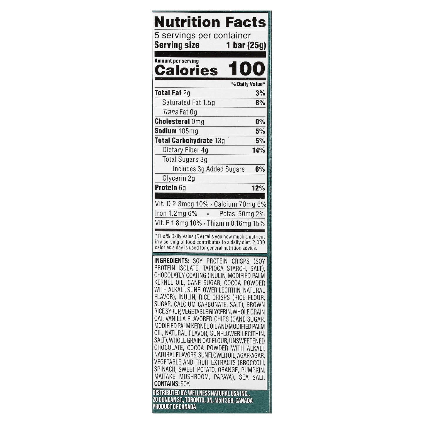 Simply Protein, Dipped Snack Bars, Cookies & Creme, 5 Bars, 0.88 oz (25 g) Each