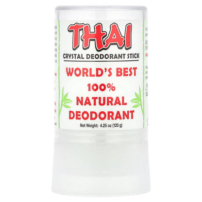 Thai Deodorant Stone, Thai Crystal Deodorant Stick, 4.25 oz (120 g)