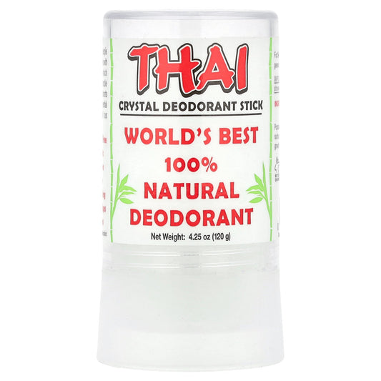 Thai Deodorant Stone, Thai Crystal Deodorant Stick, 4.25 oz (120 g)
