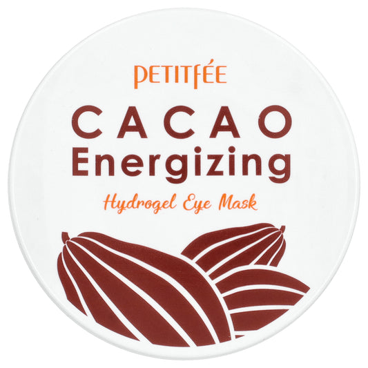 Petitfee, Cacao Energizing Hydrogel Eye Mask, 60 Patches, 84 g