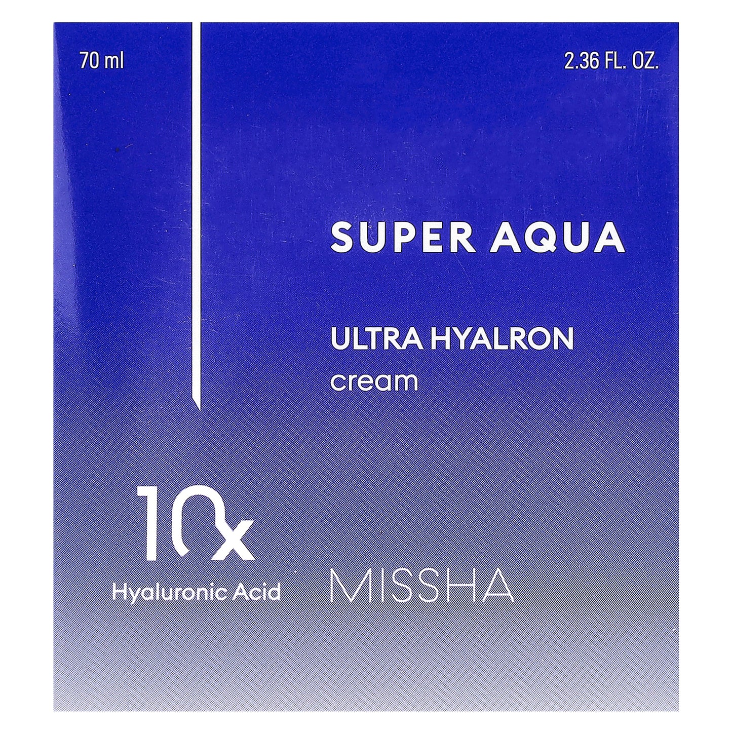 Missha, Super Aqua, Ultra Hyalron Cream, 2.36 fl oz (70 ml)