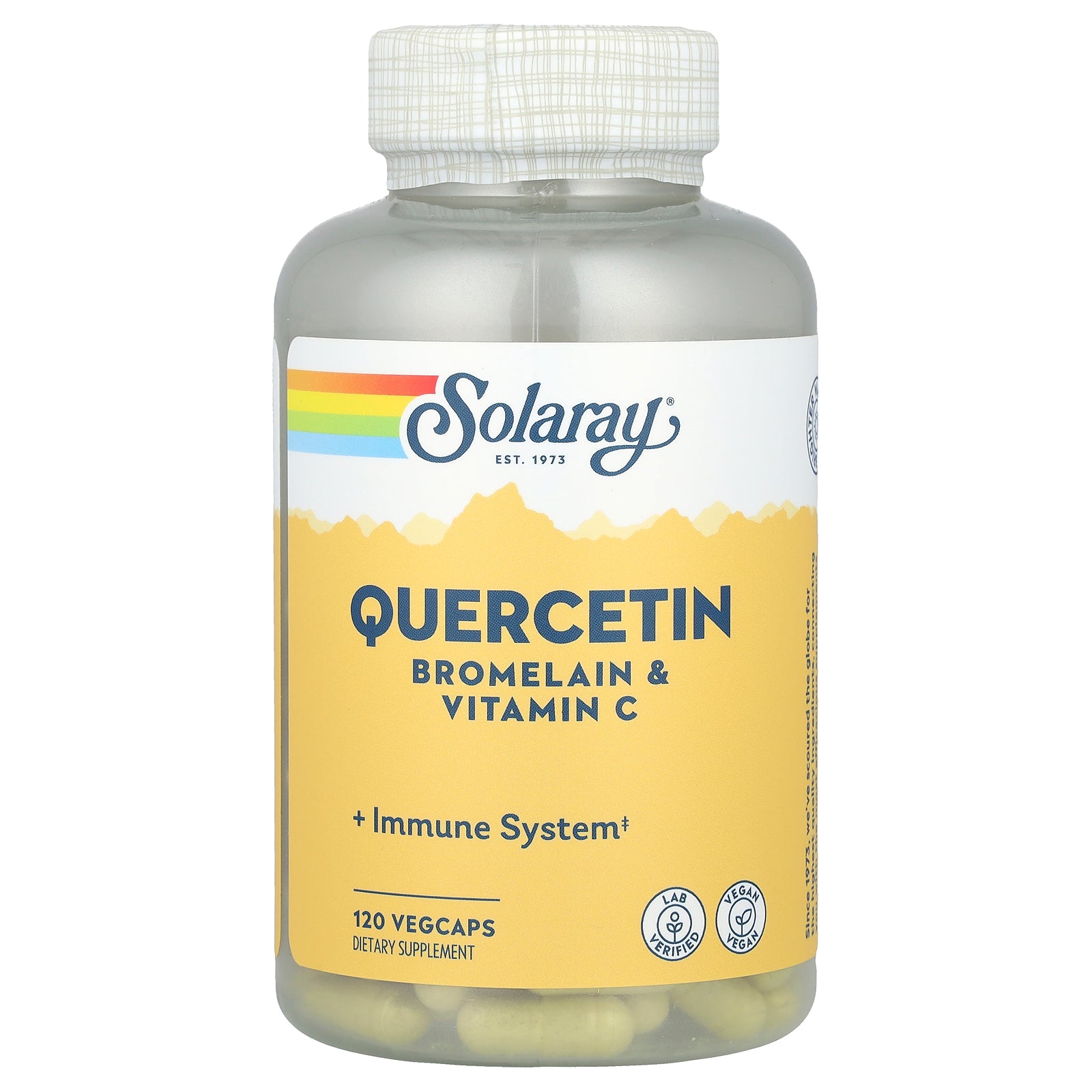 Solaray, Quercetin, Bromelain & Vitamin C, 120 VegCaps