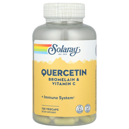 Solaray, Quercetin, Bromelain & Vitamin C, 120 VegCaps