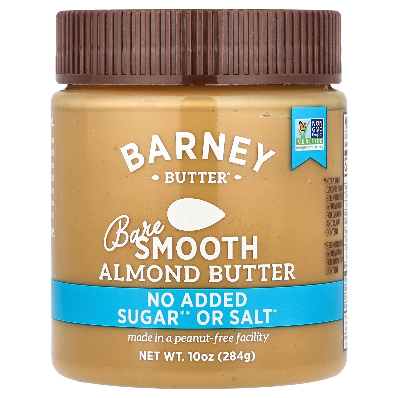 Barney Butter, Bare Almond Butter, Smooth, 10 oz (284 g)