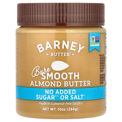 Barney Butter, Bare Almond Butter, Smooth, 10 oz (284 g)