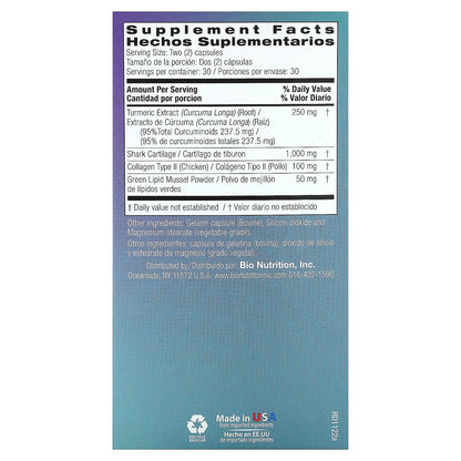 Bio Nutrition, Joint Wellness with Type II Collagen, 60 Capsules