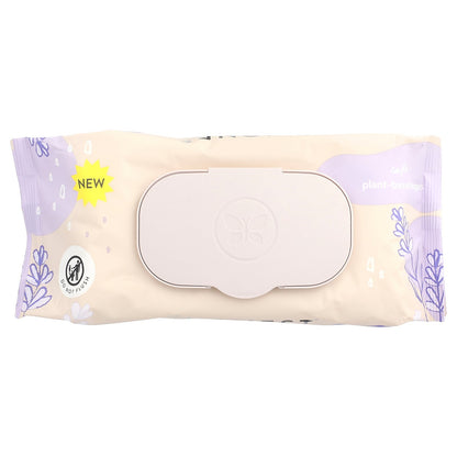 The Honest Company, Plant-Based Wipes, Lavender, 60 Count