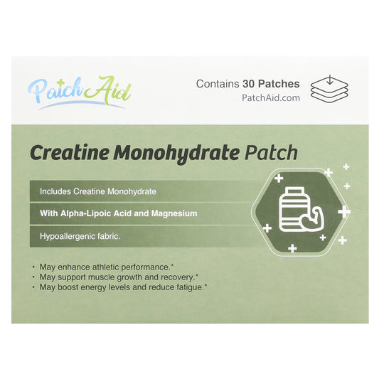 PatchAid, Creatine Monohydrate Patch, 30 Patches