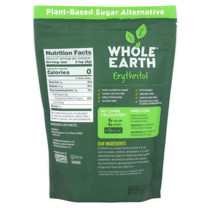 Whole Earth, Erythritol, 16 oz (454 g)