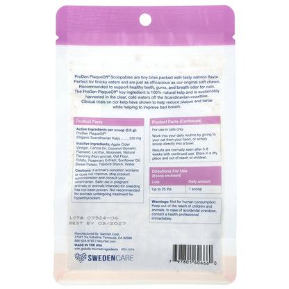 ProDen PlaqueOff® Scoopables, For Cats, Salmon, 5.5 oz (157.5 g)