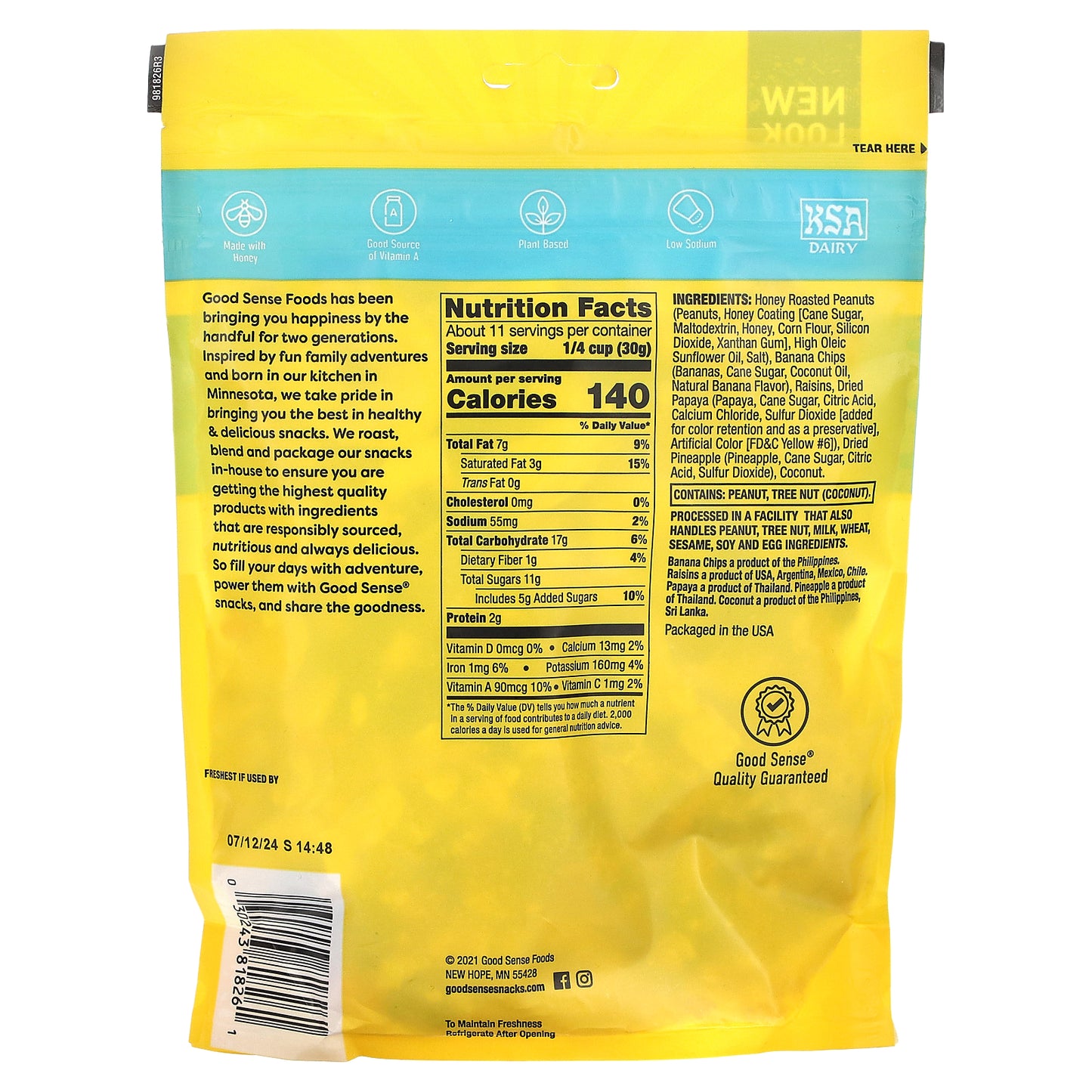 Good Sense, Tropical Sunshine, Trail Mix, 12 oz (340 g)