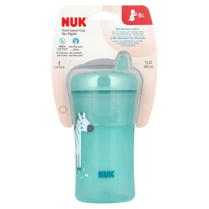 NUK, Hard Spout Cup, 9+ Months, Teal, 10 oz (300 ml)