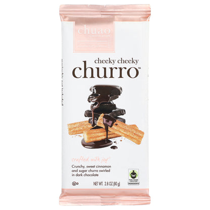 Chuao Chocolatier, Dark Chocolate Bar, Cheeky Cheeky Churro™, 2.8 oz (80 g)