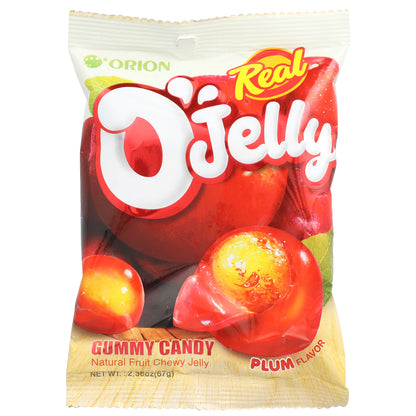 Orion, Real O'Jelly, Gummy Candy,  Plum, 2.36 oz (67 g)