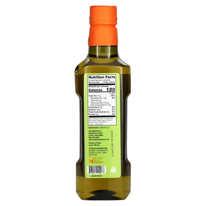 BetterBody Foods, Avocado Oil, 16.9 fl oz (500 ml)