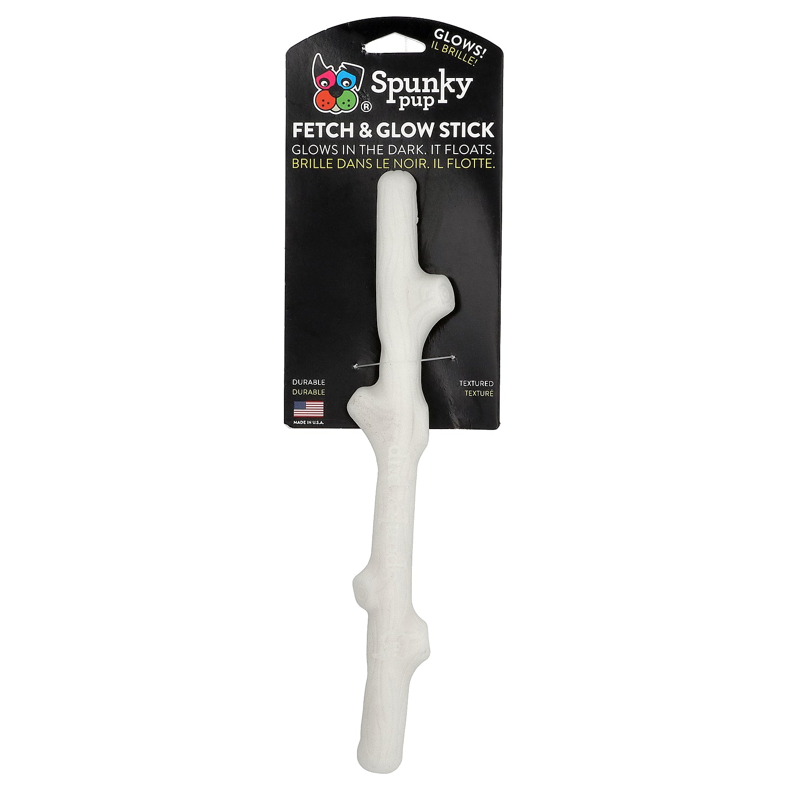 Spunky Pup, Fetch & Glow, Stick, 1 Toy