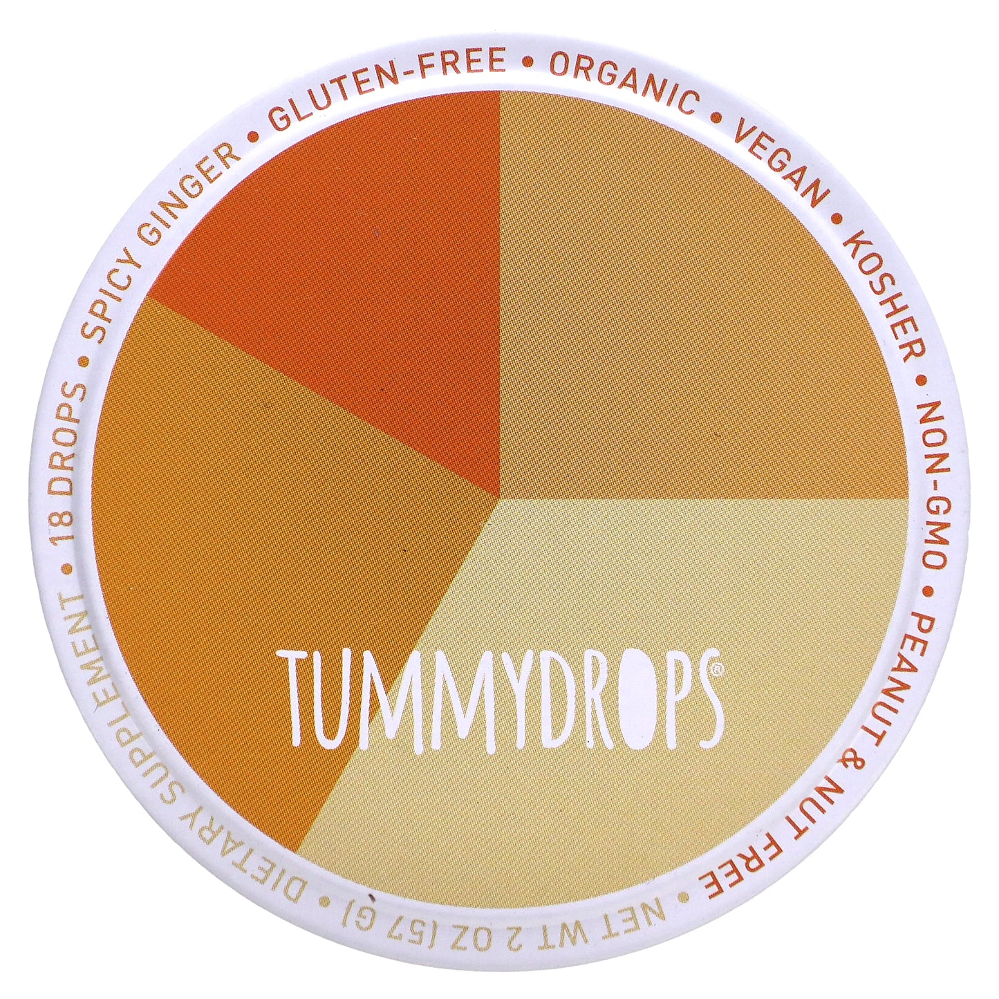 Tummydrops, Spicy Ginger, 18 Drops