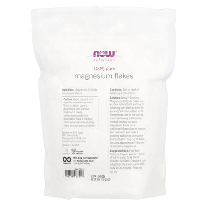 NOW Foods, Solutions, Magnesium Flakes, 26.5 oz (750 g)