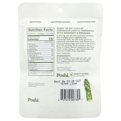 Poshi, Asparagus, Rosemary & Oregano , 1.34 oz (38 g)