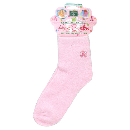 Earth Therapeutics, Aloe Moisture, Aloe Socks, Pink, 1 Pair