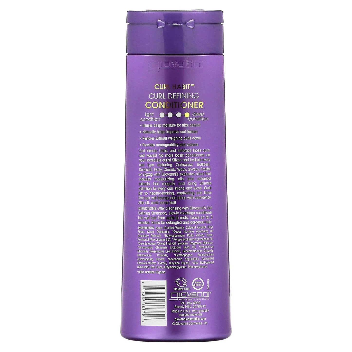 Giovanni, Curl Defining Conditioner, For All Curl Types, 13.5 fl oz (399 ml)