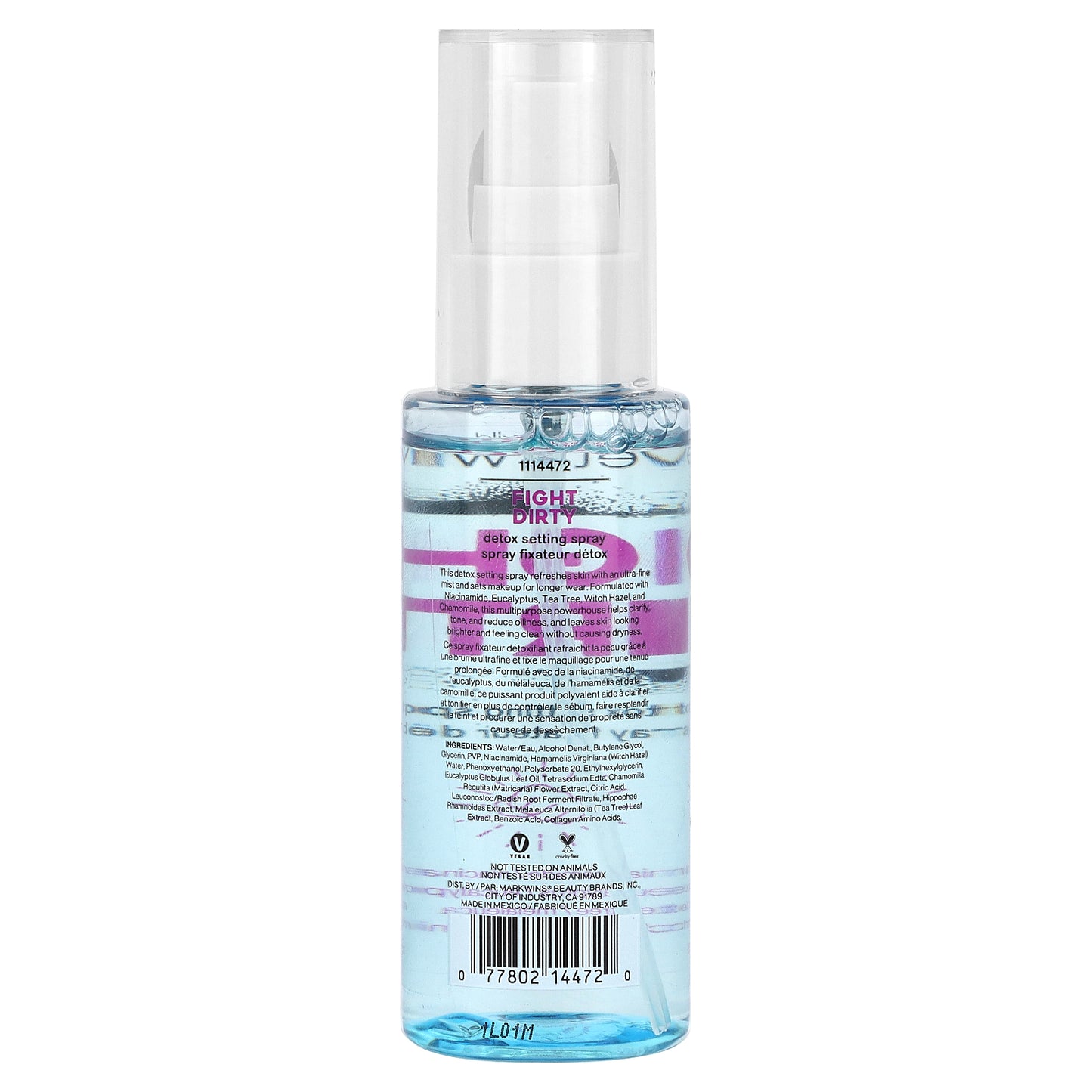 wet n wild, Fight Dirty, Detox Setting Spray, 2.2 fl oz (65 ml)