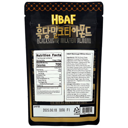 HBAF, Blacksugar Milktea Almond, 120 g