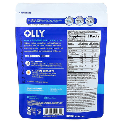 OLLY, Kids Sleep Gummies, Razzzberry, 60 Gummies