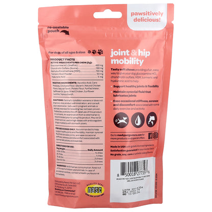 Ready Pet Go, Joint & Hip Mobility, For Dogs, All Ages, Grilled Chicken ,  60 Soft Chews, 10.6 oz (300 g)