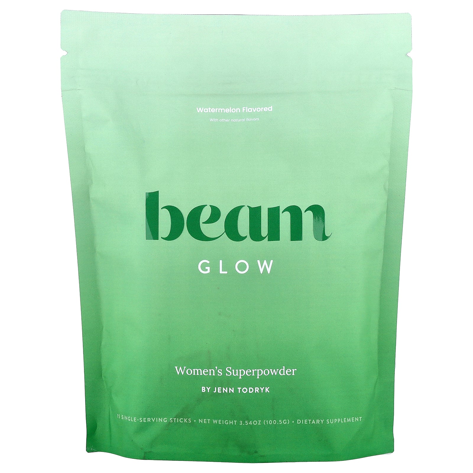 Beam, Glow, Watermelon, 15 Single-Serving Sticks, 0.24 oz (6.7 g) Each