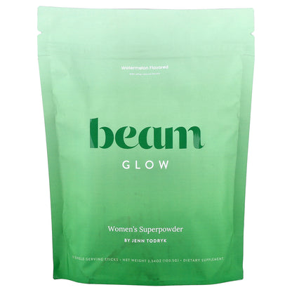 Beam, Glow, Watermelon, 15 Single-Serving Sticks, 0.24 oz (6.7 g) Each