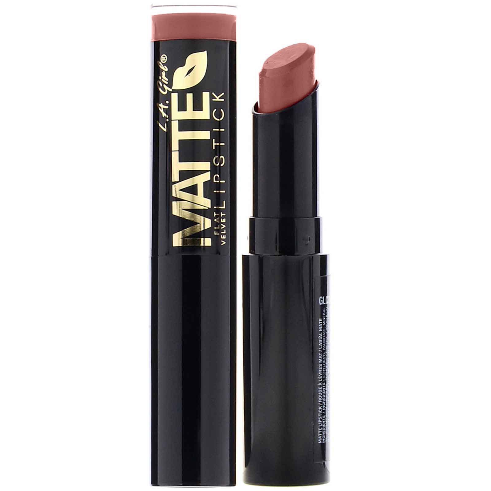 L.A. Girl, Matte Flat Velvet Lipstick, GLC812 Snuggle, 0.1 oz (3 g)