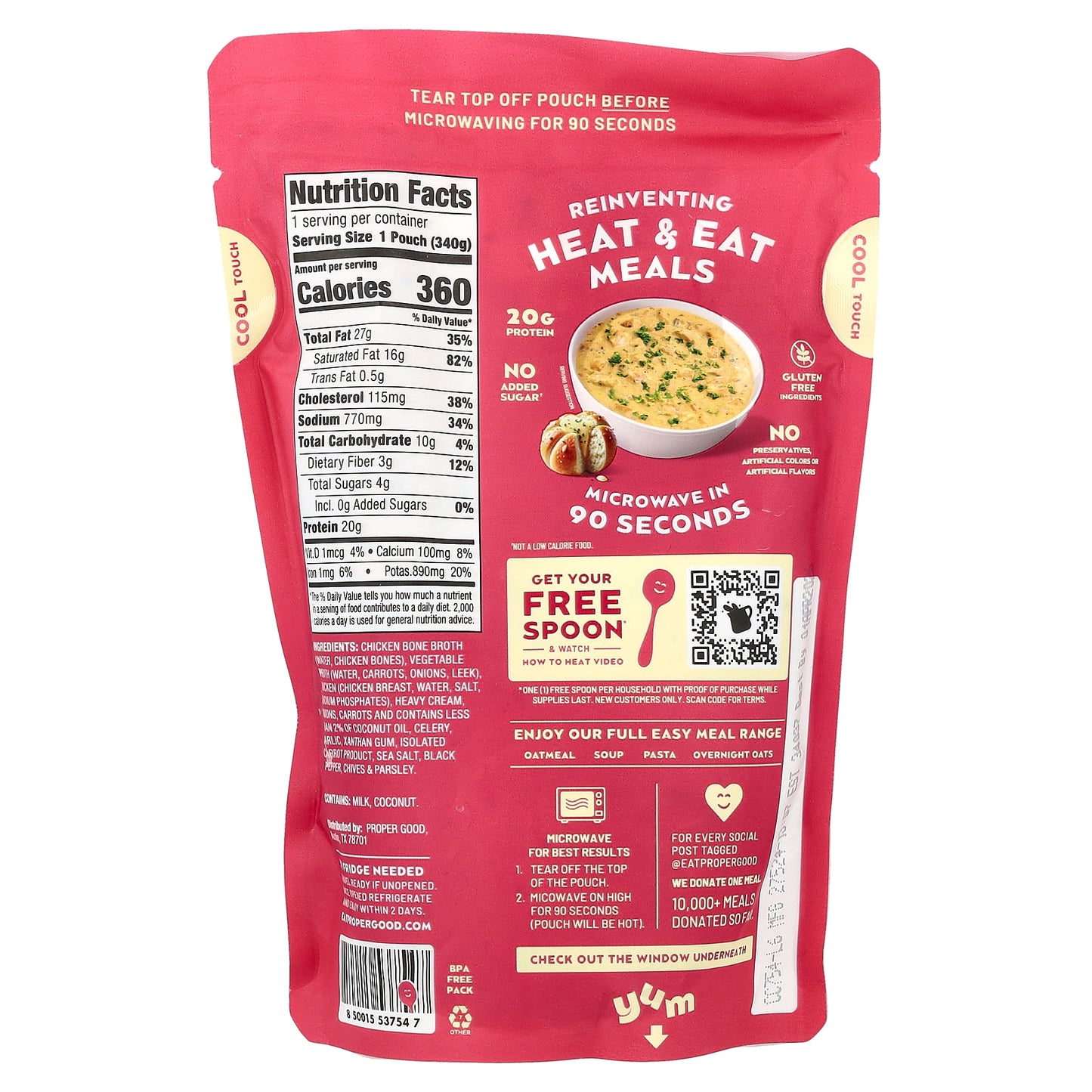 Proper Good, Creamy Chicken Soup, 12 oz (340 g)