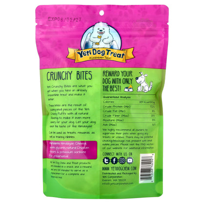 Yeti Dog Chew, Crunchy Bites, For Dogs, Chicken Liver, 4 oz (110 g)
