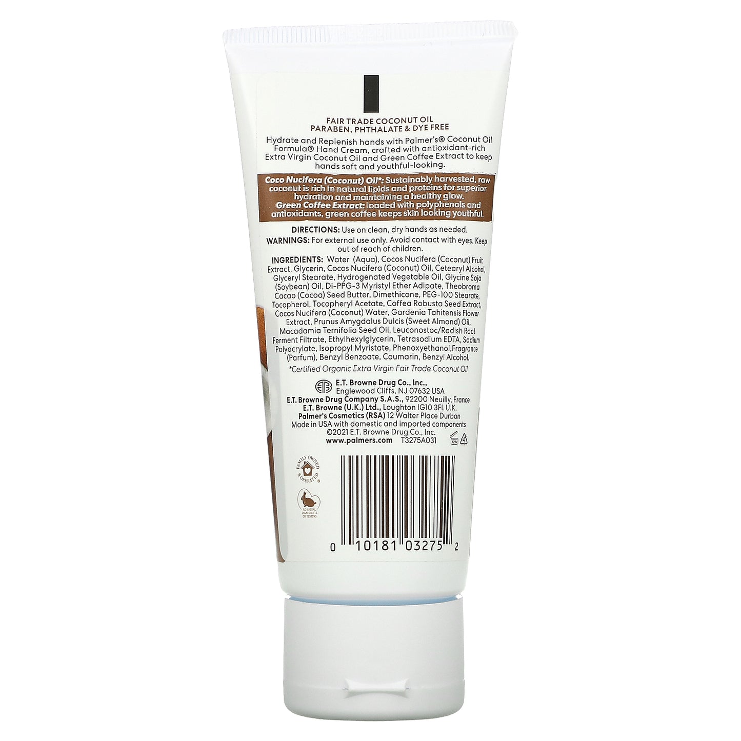 Palmer's, Coconut Hydrate Hand Cream, 3.4 oz (96 g)