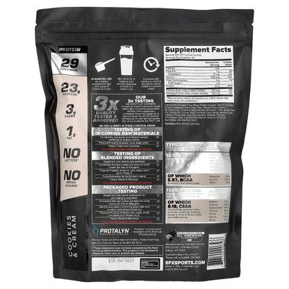EFX Sports, Protalyn® Whey Protein Isolate, Cookies & Cream, 2 lb (907 g)