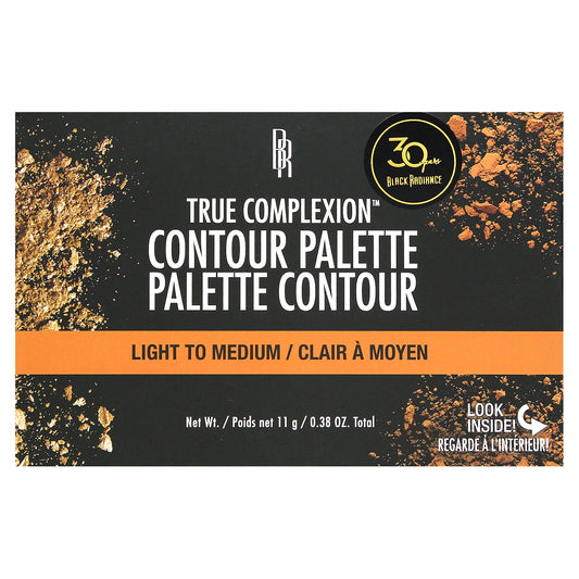 Black Radiance, True Complexion, Contour Palette, 8320 Light to Medium, 0.38 oz (11 g)