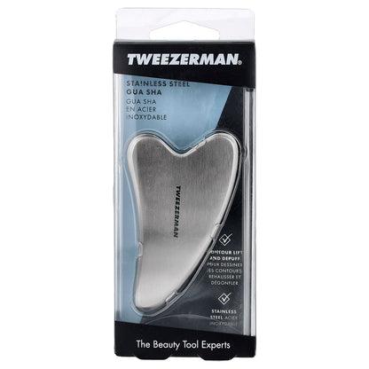Tweezerman, Stainless Steel Gua Sha, 1 Count