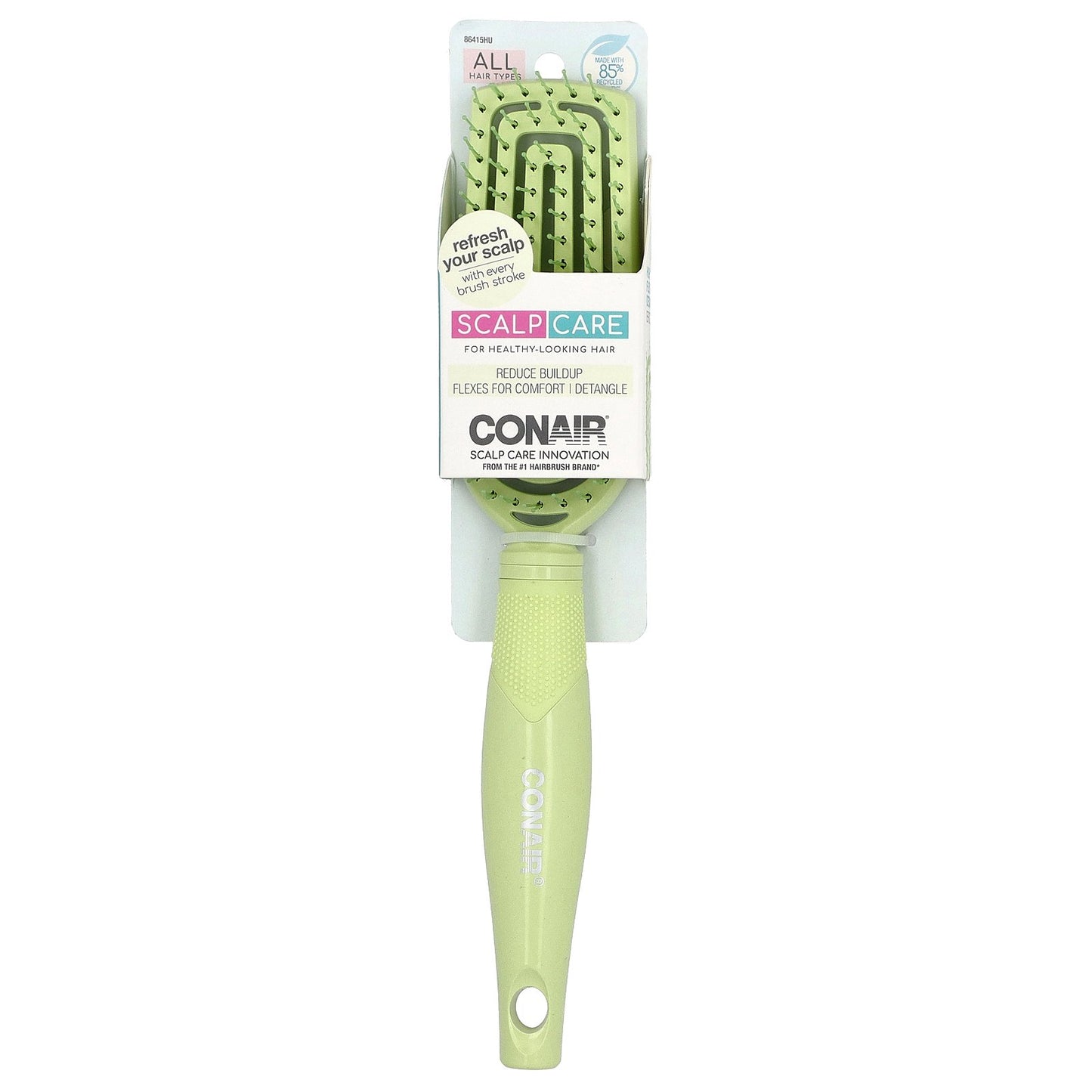 Conair, Scalp Care Hairbrush, All Hair Types, 1 Brush
