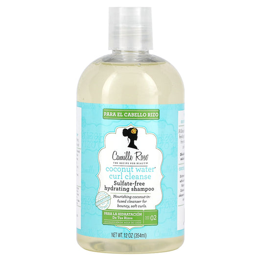 Camille Rose, Coconut Water Curl Cleanse, Hydrating Shampoo, 12 oz (354 ml)