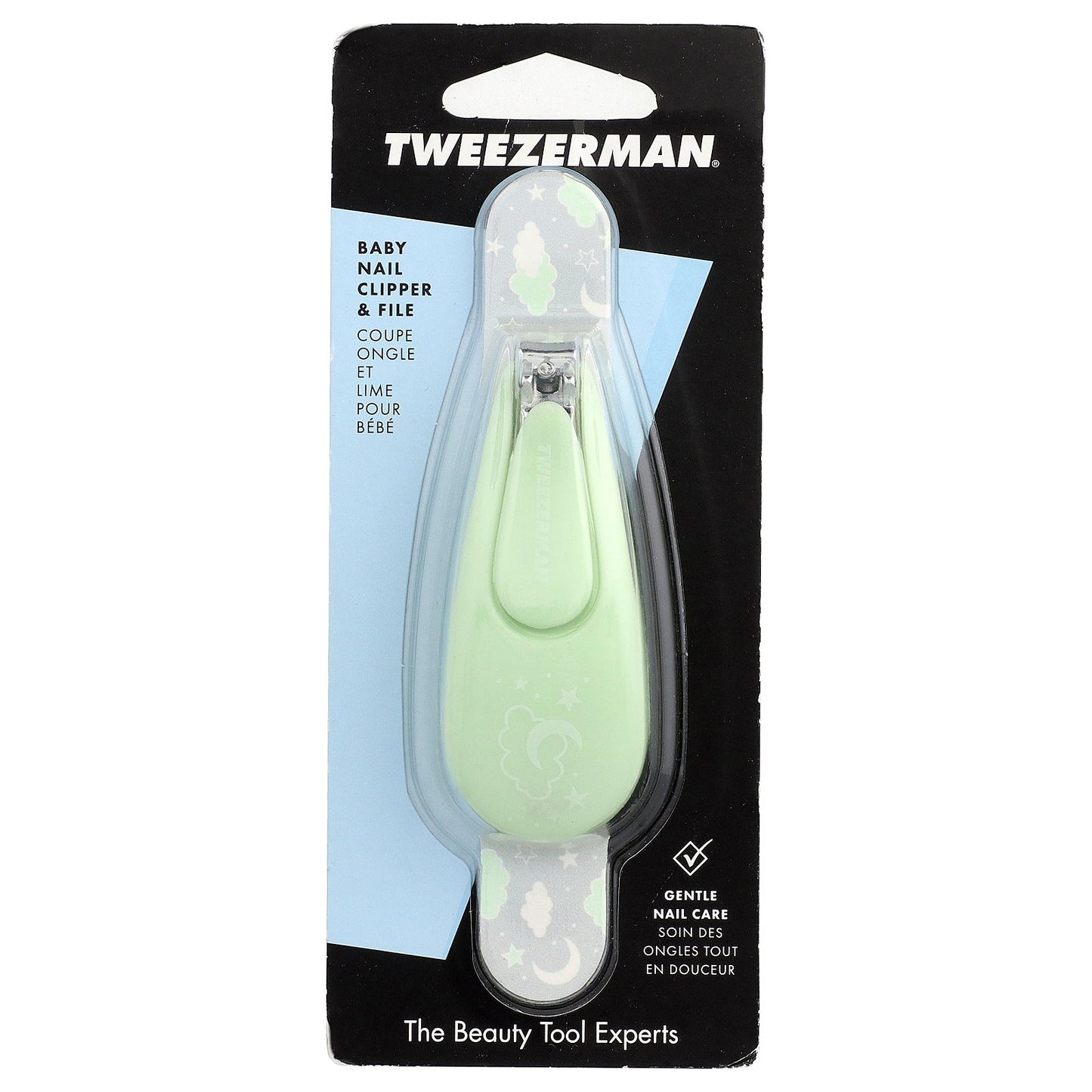 Tweezerman, Baby Nail Clipper & File, 2 Piece Kit