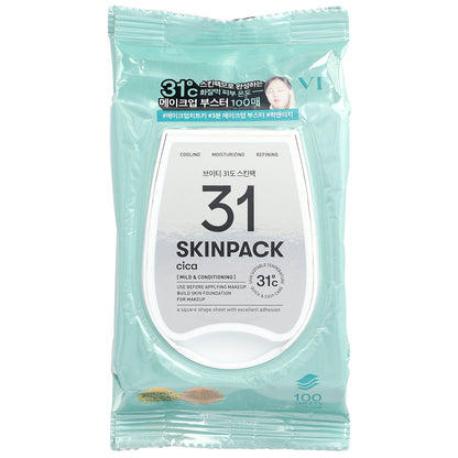 VT Cosmetics, 31 Skin Pack, Cica, 100 Sheets