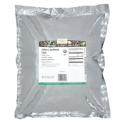 Frontier Co-op, Organic Cut & Sifted Lemon Verbena Leaf, 16 oz (453 g)