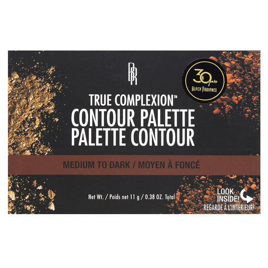 Black Radiance, True Complexion, Contour Palette, 8321 Medium to Dark, 0.38 oz (11 g)