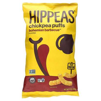 Hippeas, Chickpea Puffs, Bohemian Barbecue, 4 oz (113 g)