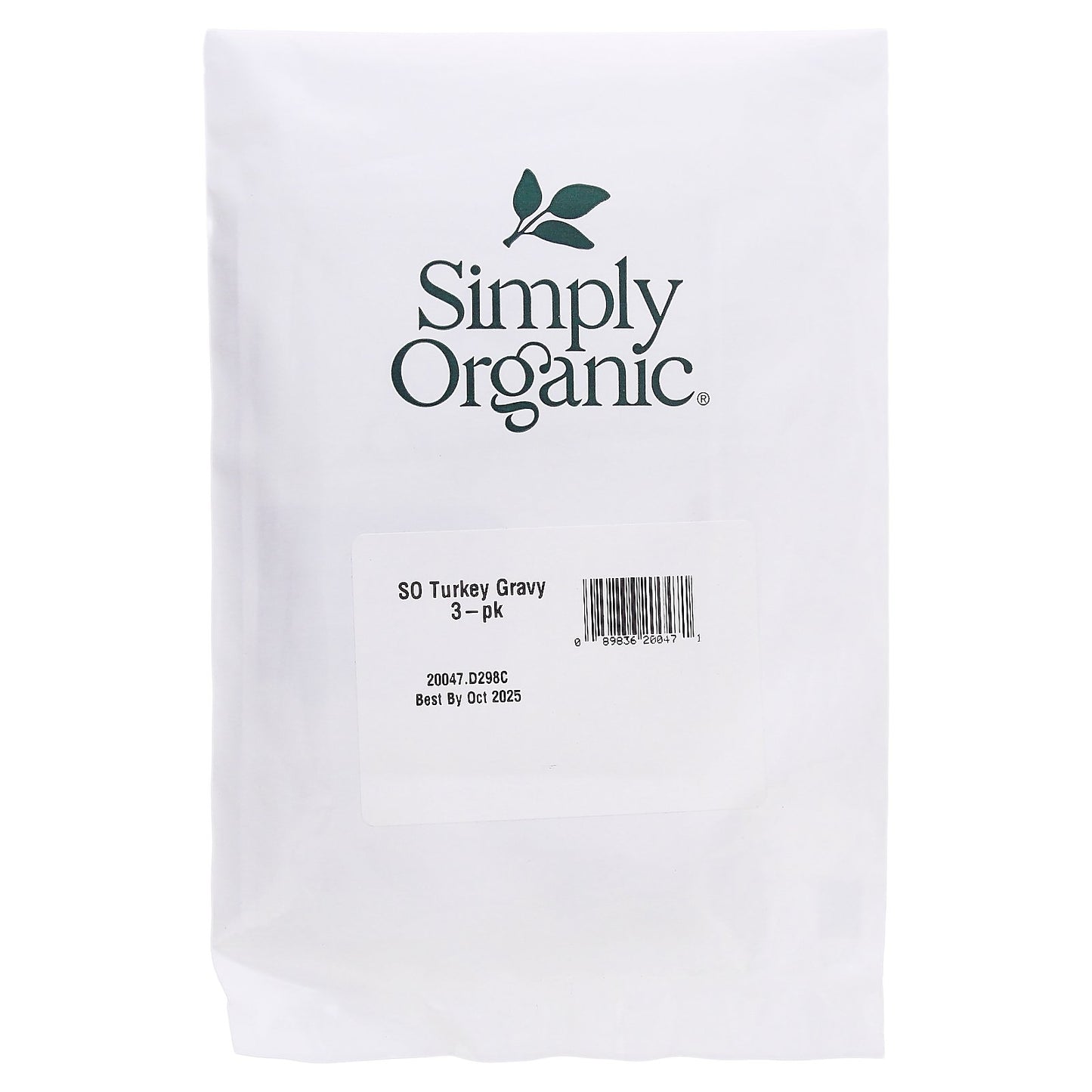 Simply Organic, Turkey Gravy Mix, 3 Pack 0.85 oz (24 g) Each