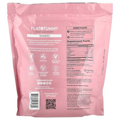 Flat Tummy, Shakes, Natural Chocolate, 1.6 lb (720 g)