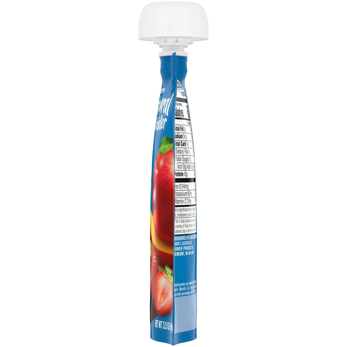 Gerber, Puree, 2nd Foods®, Apple Mango Strawberry, 3.5 oz (99 g)