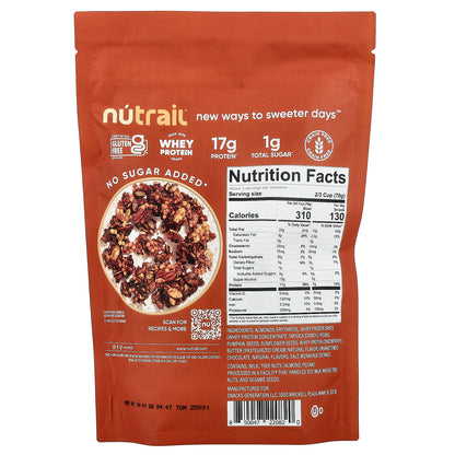 NuTrail, Protein Nut Granola, Chocolate, 8 oz (227 g)